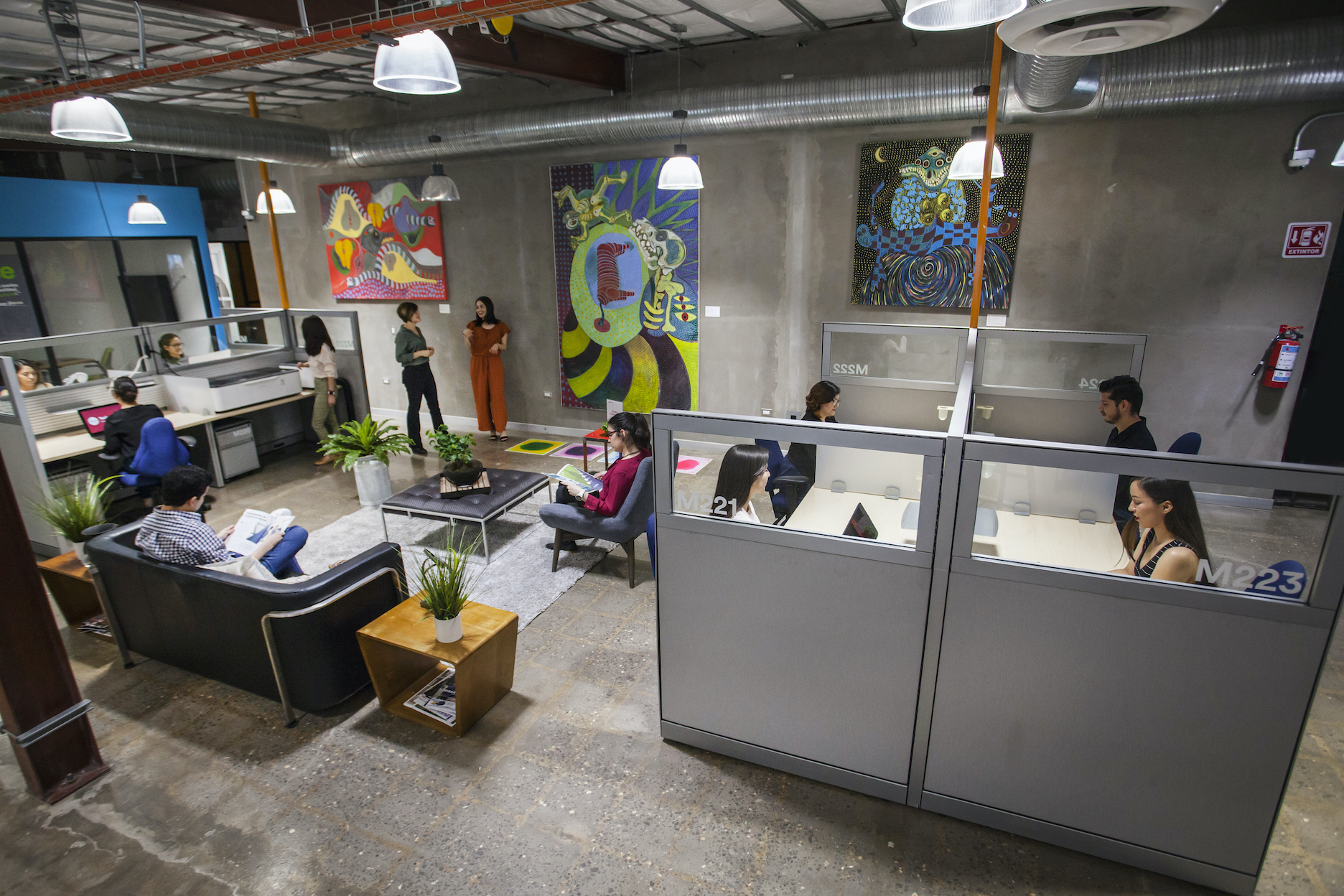 TechnologyHub 2020 Office Space Cubicles