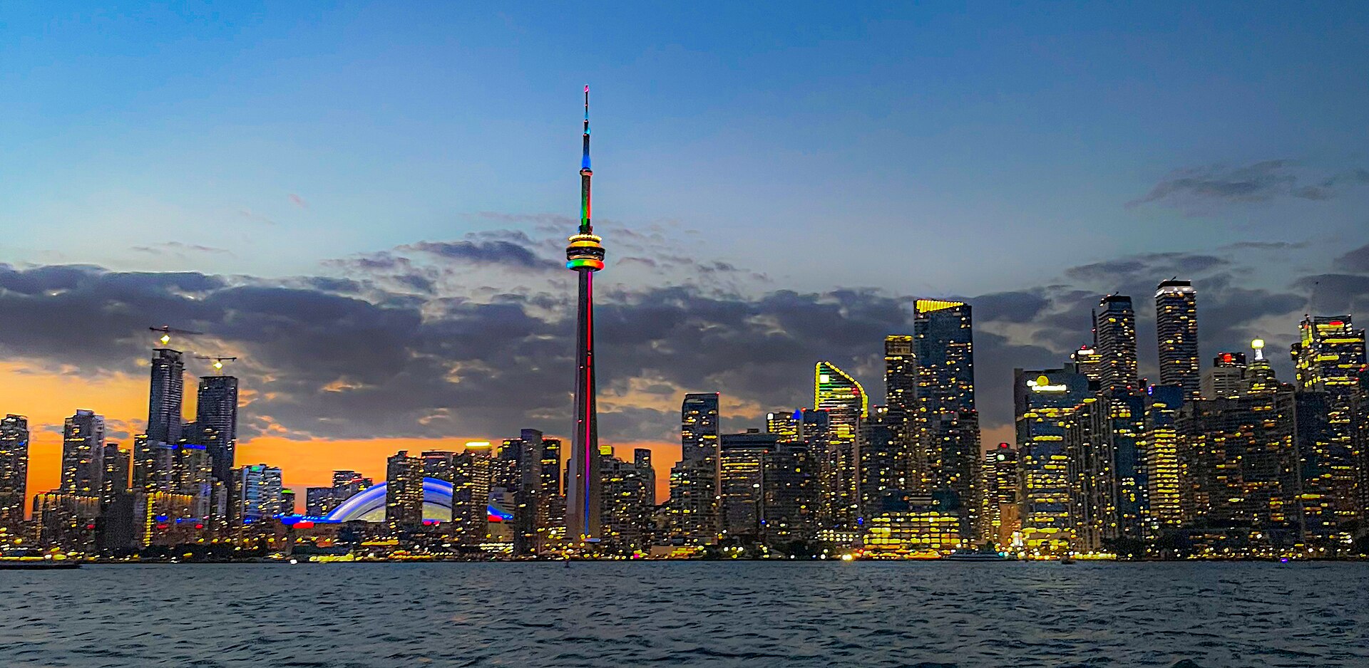 Toronto Skyline at night 2024-08-23