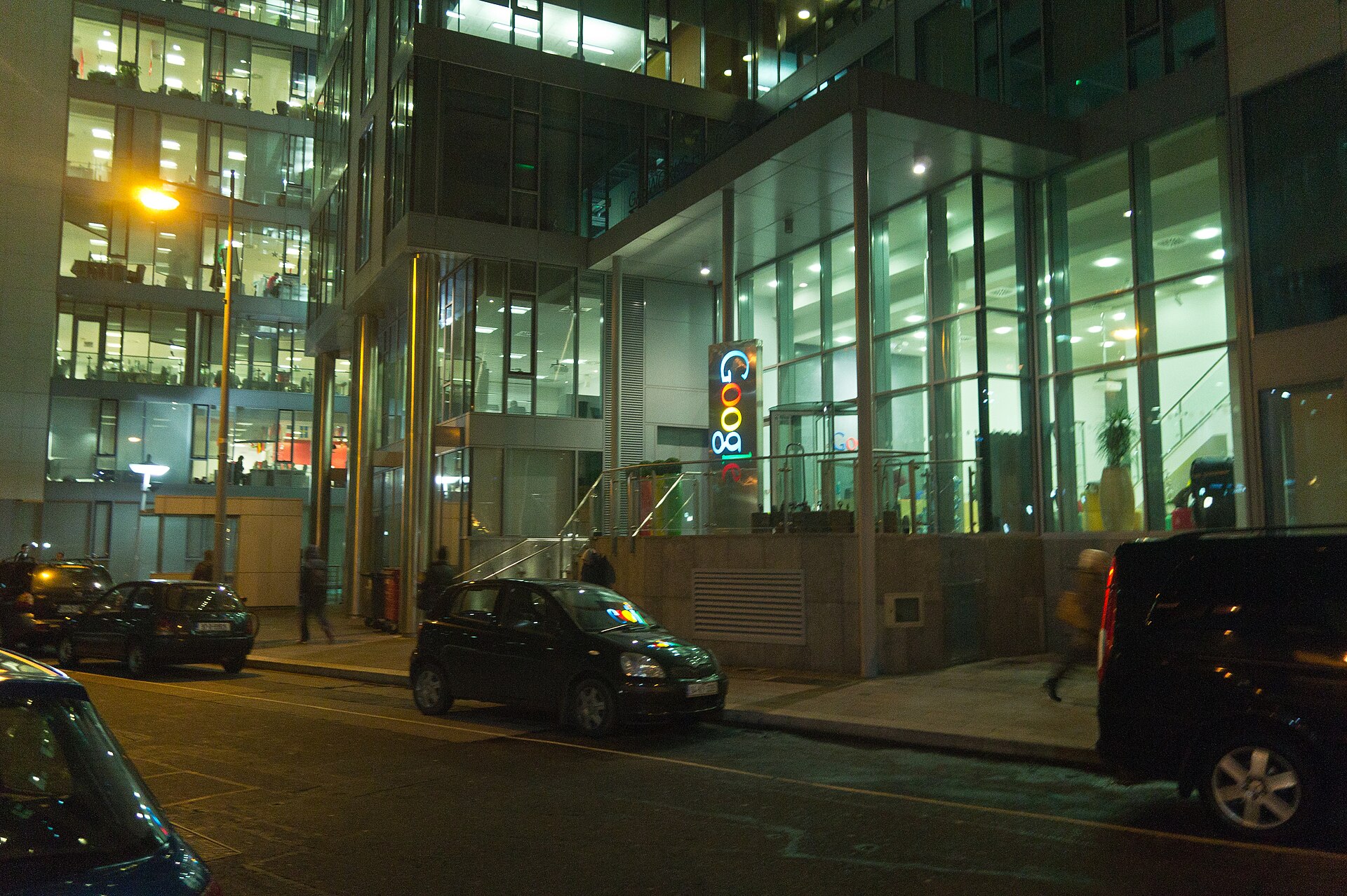 Dublin At Night - Google Headquarters