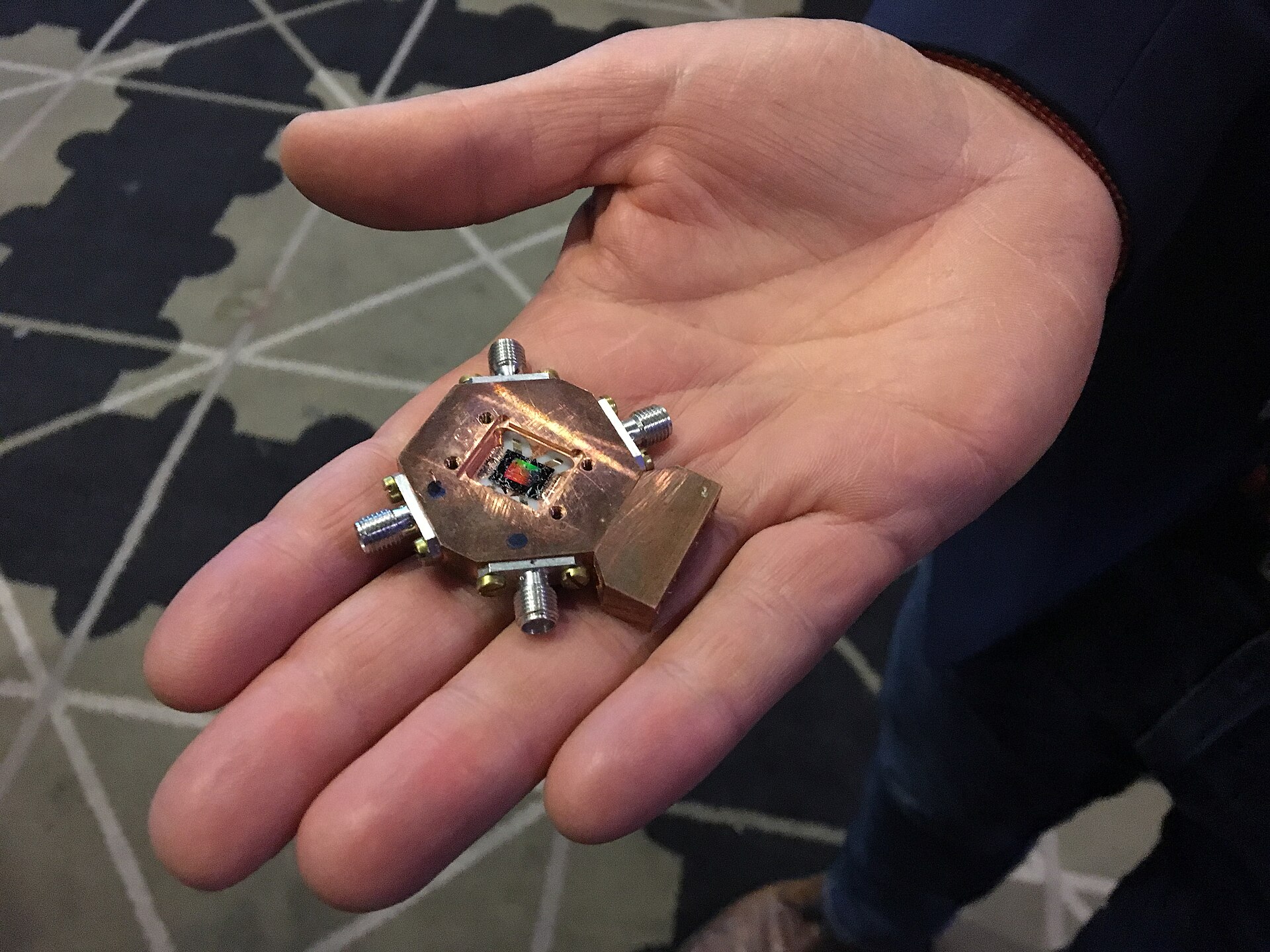 Quantum computer at Chalmers University of Technology, 2017