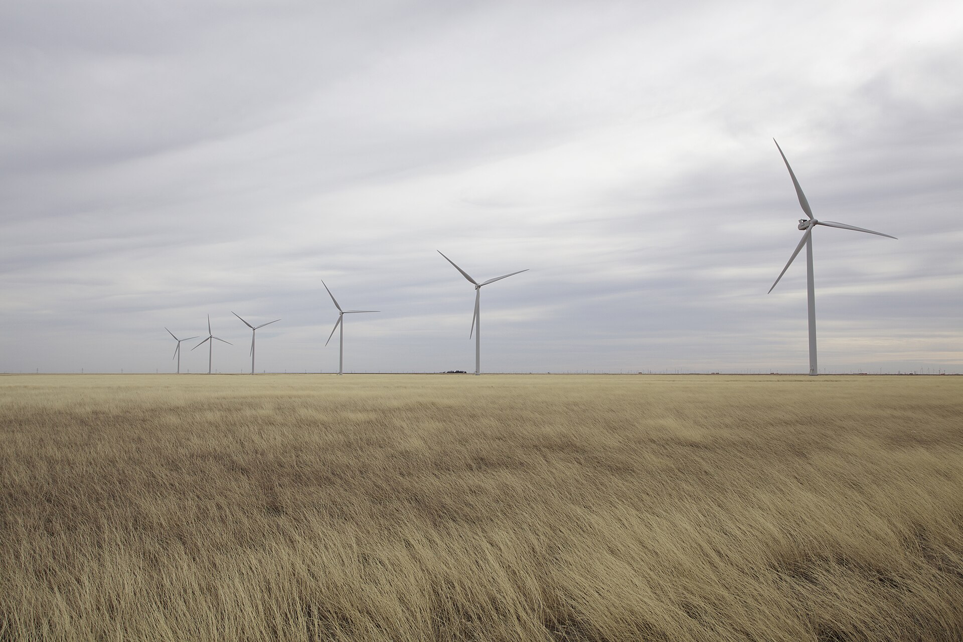 South Plains Texas Wind Turbines
